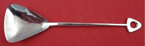 Preserve Spoon triangular London 1996 by D.J.L. modernist 6 3/4
